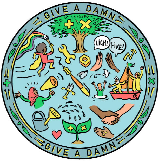 Plus X Give a damn Sicker